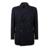 Bond Tailored Fit Navy Herringbone Suit Jacket