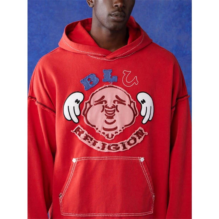 True Religion X Blu Hoodie Mens 5 True Religion X Blu Hoodie Mens - Image 3