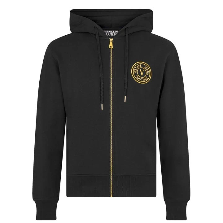 Versace Jeans Couture Foil Stamp Zip Hoodie 3 Versace Jeans Couture Foil Stamp Zip Hoodie