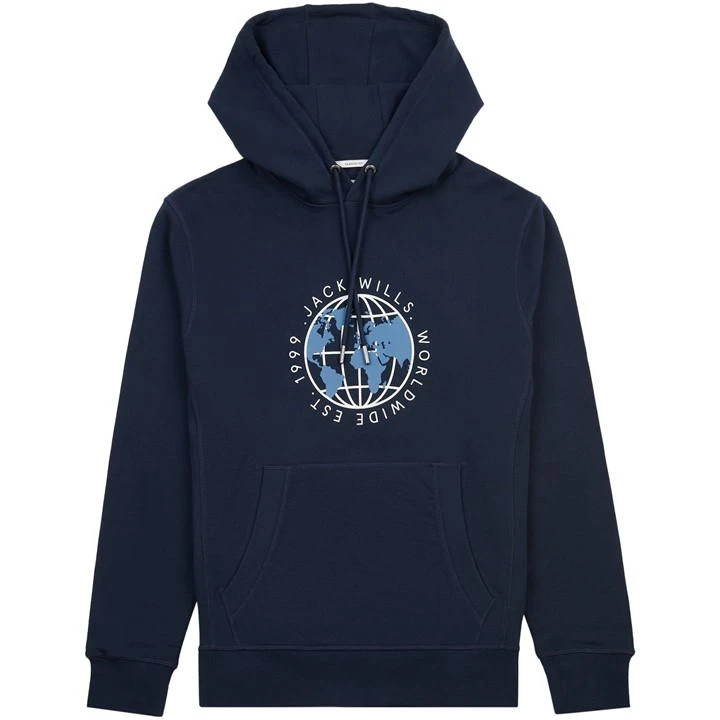 Jack Wills Graphic Hoodie Mens 4 Jack Wills Graphic Hoodie Mens - Image 2