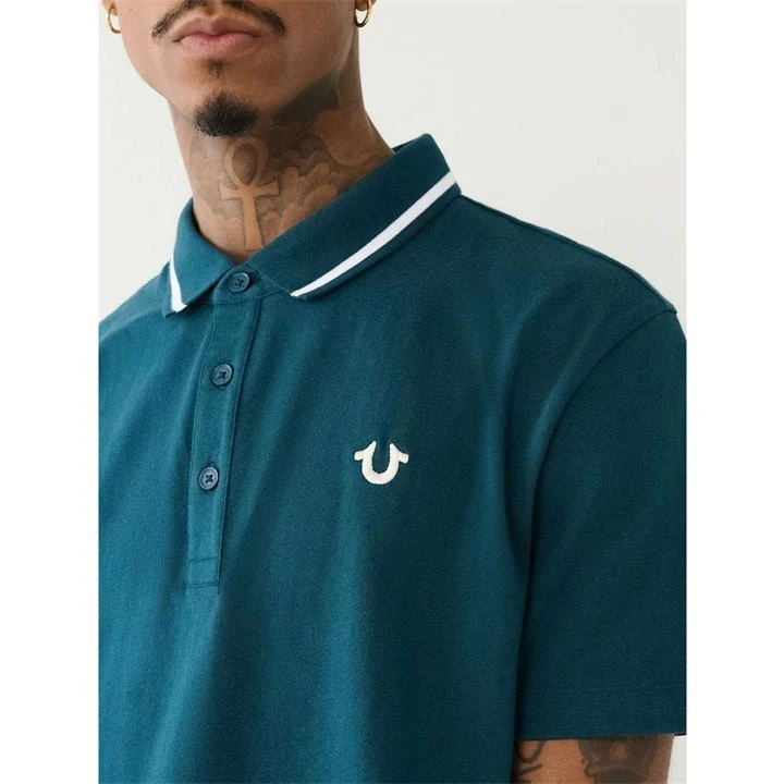 True Religion Logo Polo Shirt Mens 5 True Religion Logo Polo Shirt Mens - Image 3