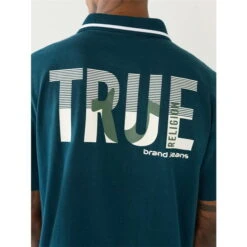 True Religion Logo Polo Shirt Mens 9 True Religion Logo Polo Shirt Mens -House Of Fraser Shop 54066815 l a3