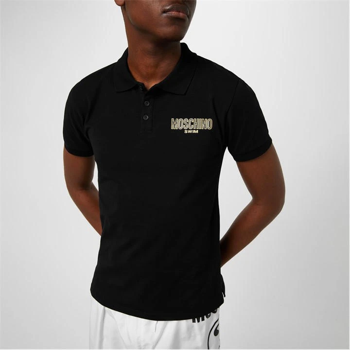 MOSCHINO Logo Print Polo Shirts 6 MOSCHINO Logo Print Polo Shirts - Image 4