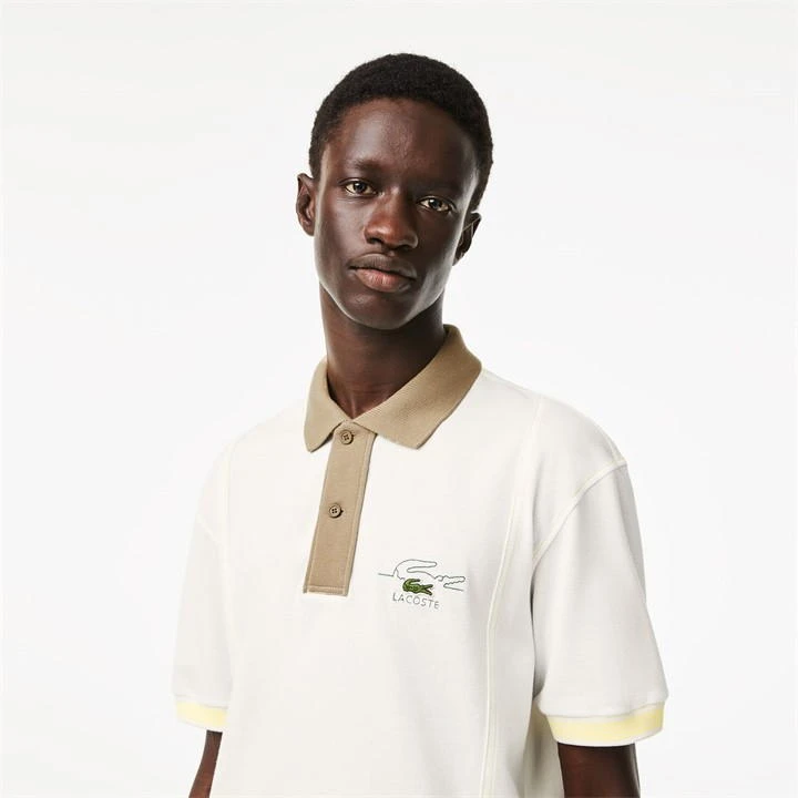 Lacoste Classic Print Polo Shirt 4 Lacoste Classic Print Polo Shirt - Image 2