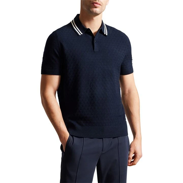 Ted Baker Mahana Stitched Polo Shirt 4 Ted Baker Mahana Stitched Polo Shirt - Image 2
