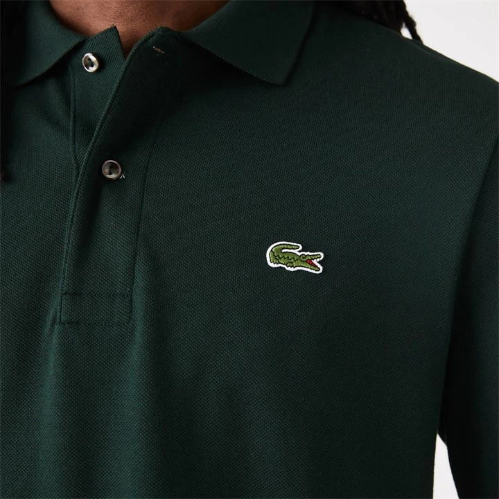 Lacoste Long Sleeve Embroidered Polo Shirt 6 Lacoste Long Sleeve Embroidered Polo Shirt - Image 4