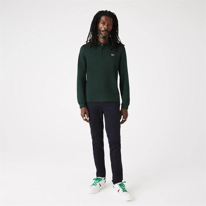 Lacoste Long Sleeve Embroidered Polo Shirt 7 Lacoste Long Sleeve Embroidered Polo Shirt - Image 5