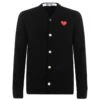 Comme Des Garçons Play Peeping Heart Cardigan 2 Comme Des Garçons Play Peeping Heart Cardigan -House Of Fraser Shop 55519603 l
