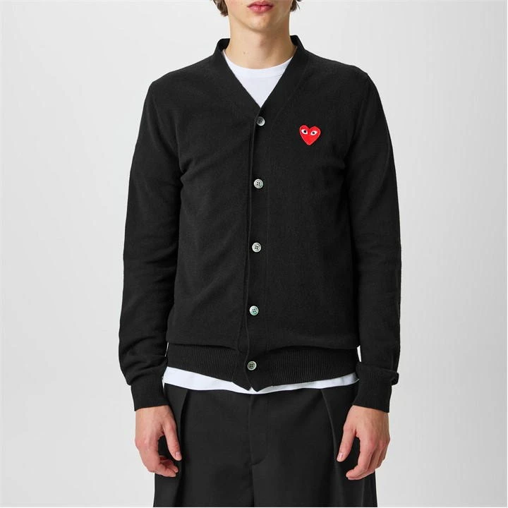 Comme Des Garçons Play Peeping Heart Cardigan 5 Comme Des Garçons Play Peeping Heart Cardigan - Image 3