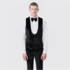 Sylvester Slim Fit Velvet Tux Waistcoat -House Of Fraser Shop 56011103 l