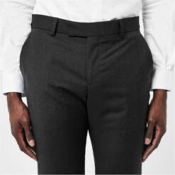 Kilburn Charcoal Slim Fit Suit Trousers 11 Kilburn Charcoal Slim Fit Suit Trousers -House Of Fraser Shop 57246202 l a4