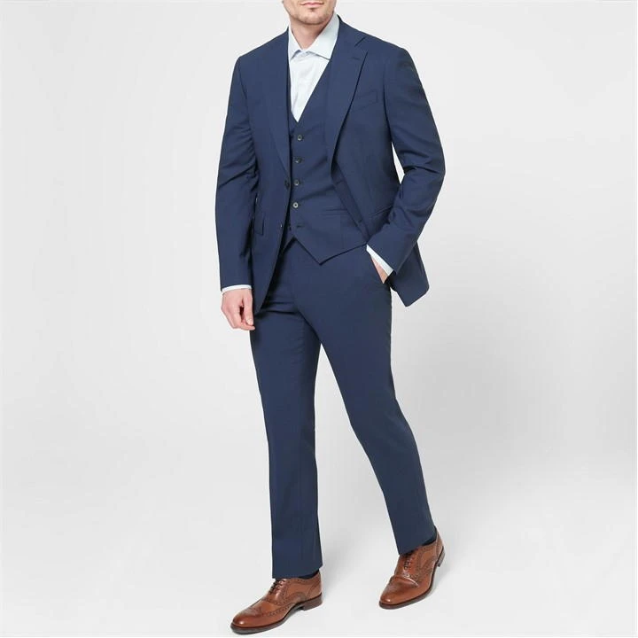 Wilder Navy Tailored Fit Suit Trousers 8 Wilder Navy Tailored Fit Suit Trousers - Image 6