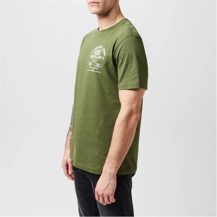 Replay Motorcycle Stuff Regular Fit T-Shirt 6 Replay Motorcycle Stuff Regular Fit T-Shirt - Image 4