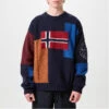 Napapijri Patchwork Sweater 1 Napapijri Patchwork Sweater -House Of Fraser Shop 58190418 l