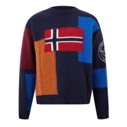 Napapijri Patchwork Sweater -House Of Fraser Shop 58190418 l a10