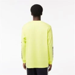 Lacoste Long Sleeve Training T-Shirt 10 Lacoste Long Sleeve Training T-Shirt -House Of Fraser Shop 58705513 l a2