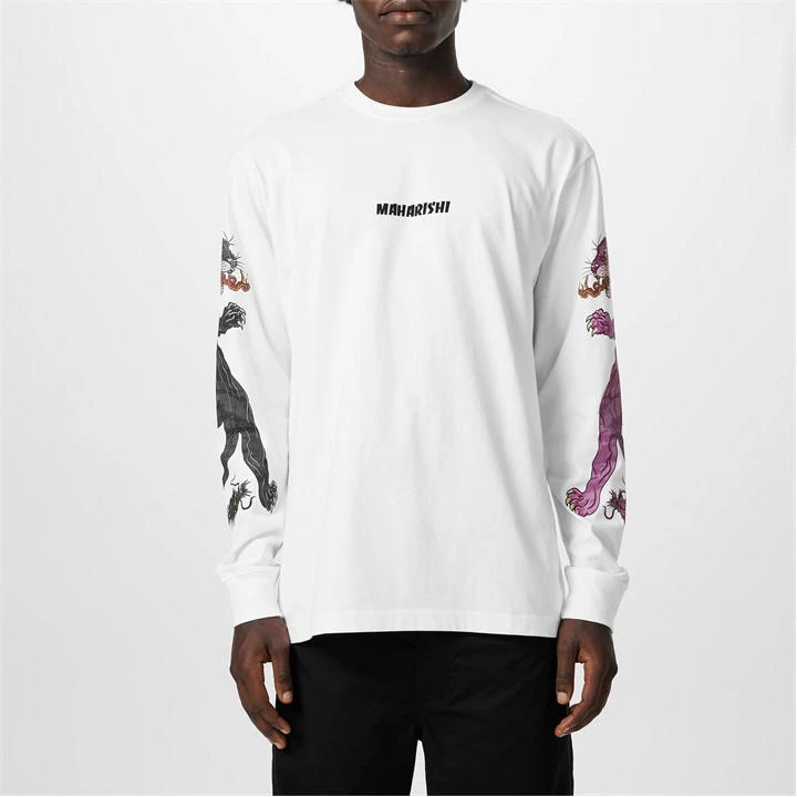 Maharishi Dual Panther Long Sleeve T-Shirt 3 Maharishi Dual Panther Long Sleeve T-Shirt