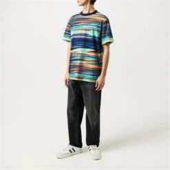 Missoni Stripe Blur T-Shirt -House Of Fraser Shop 59012599 l a3