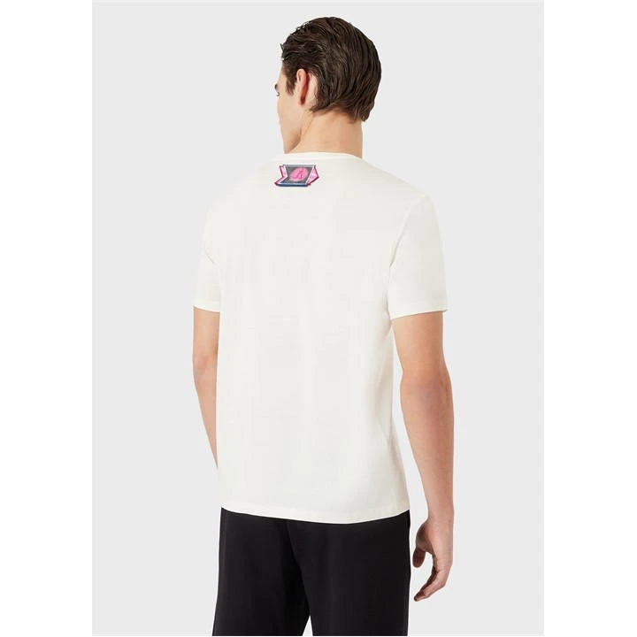 Emporio Armani Race Graphic T-Shirt 5 Emporio Armani Race Graphic T-Shirt - Image 3