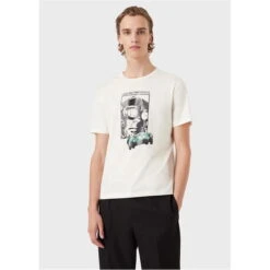 Emporio Armani Race Graphic T-Shirt 15 Emporio Armani Race Graphic T-Shirt -House Of Fraser Shop 59360918 l a1