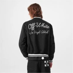 Off-White Script Varsity Jacket -House Of Fraser Shop 60011503 l a3