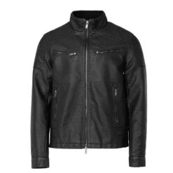 Men's Faux Leather Jacket