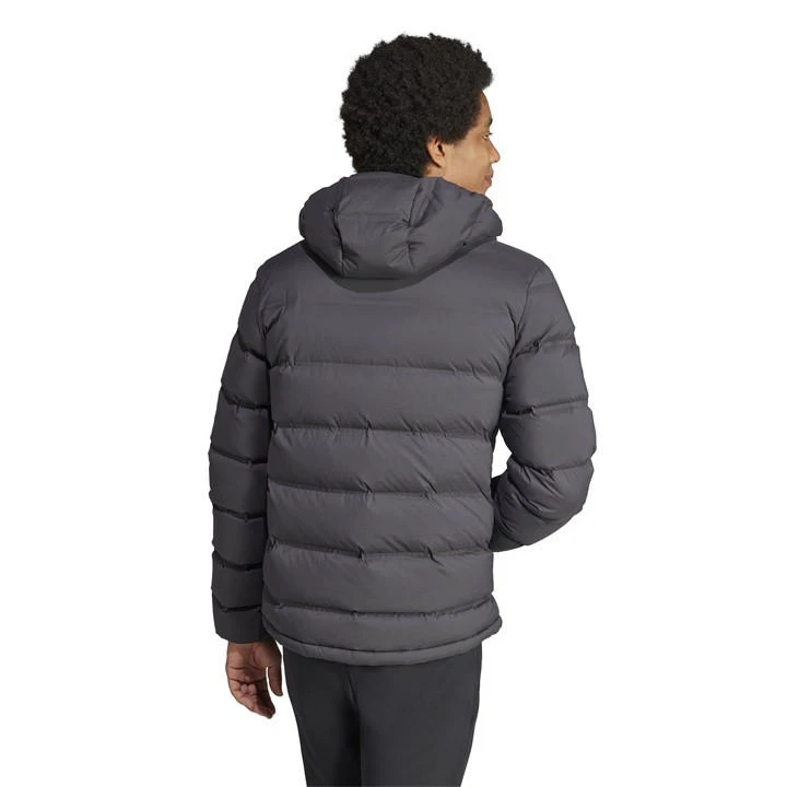 ADIDAS Helionic Stretch Hooded Down Jacket Mens 5 ADIDAS Helionic Stretch Hooded Down Jacket Mens - Image 3