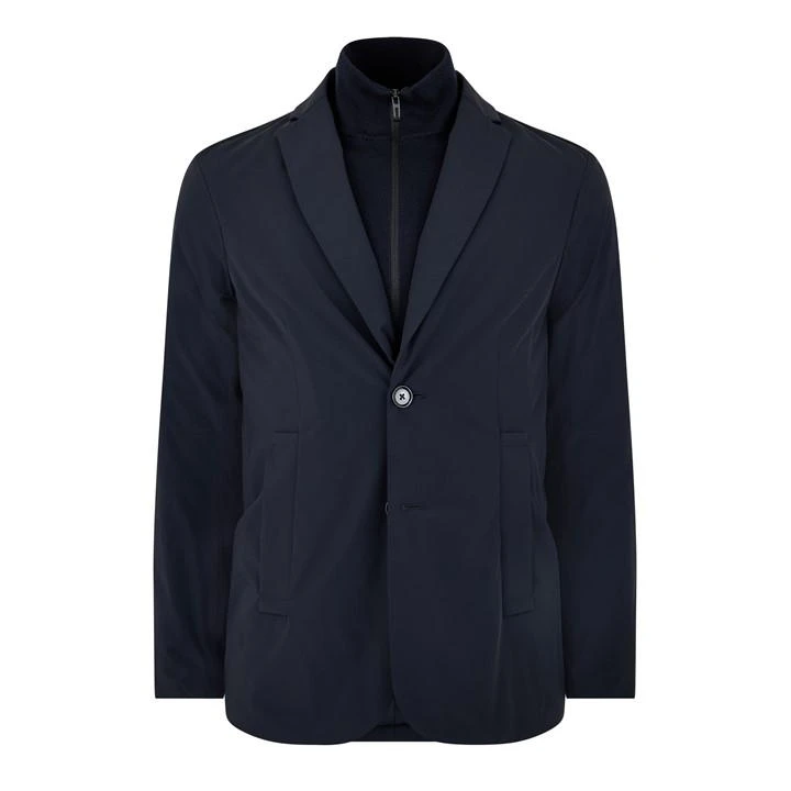 Emporio Armani Giacca Removable Hoodie Front Pockets Blazer 3 Emporio Armani Giacca Removable Hoodie Front Pockets Blazer