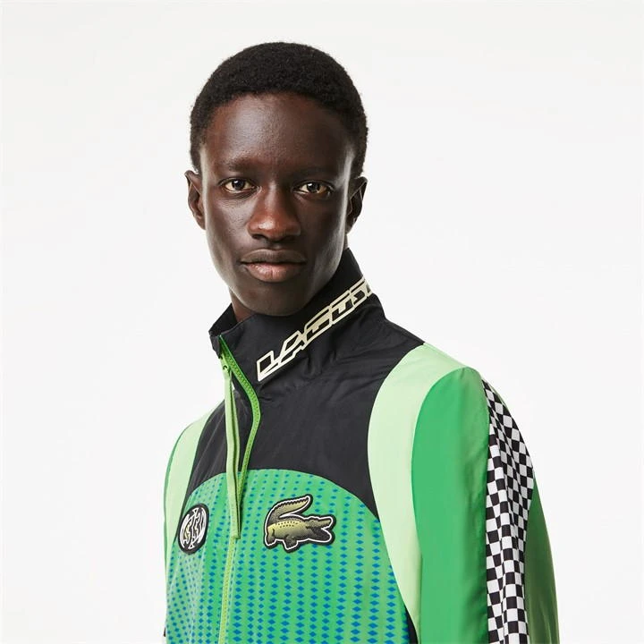 Lacoste Ombre Checkerboard Print Track Jacket 4 Lacoste Ombre Checkerboard Print Track Jacket - Image 2