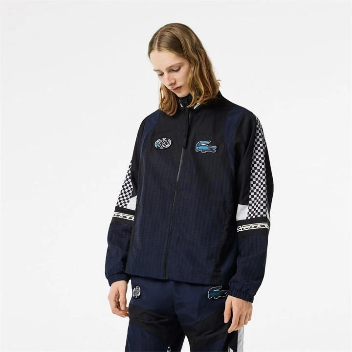 Lacoste Ombre Checkerboard Print Track Jacket 6 Lacoste Ombre Checkerboard Print Track Jacket - Image 4