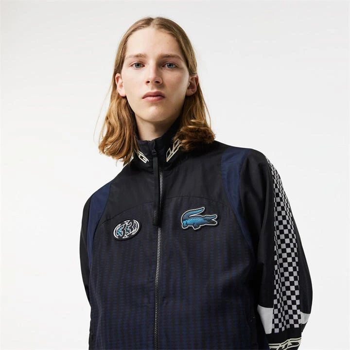 Lacoste Ombre Checkerboard Print Track Jacket 7 Lacoste Ombre Checkerboard Print Track Jacket - Image 5