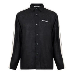 Palm Angels Linen Tracksuit Shirt 12 Palm Angels Linen Tracksuit Shirt -House Of Fraser Shop 61070502 l a10
