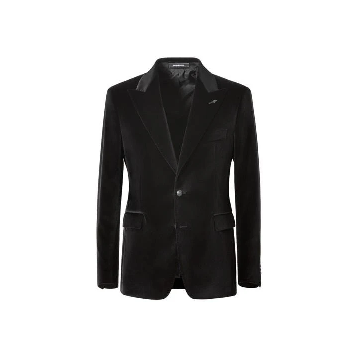 Single Breasted Velvet Jacket 3 Single Breasted Velvet Jacket