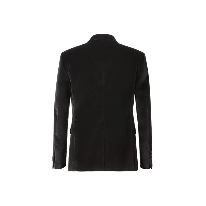 Single Breasted Velvet Jacket 4 Single Breasted Velvet Jacket - Image 2