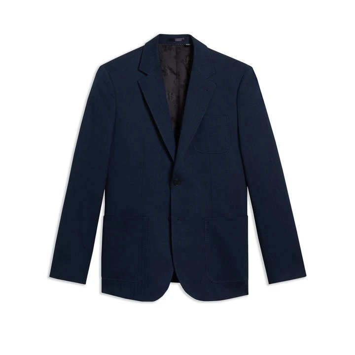 Ted Baker Shakerj Slim Fit Cotton Linen Jacket 7 Ted Baker Shakerj Slim Fit Cotton Linen Jacket - Image 5