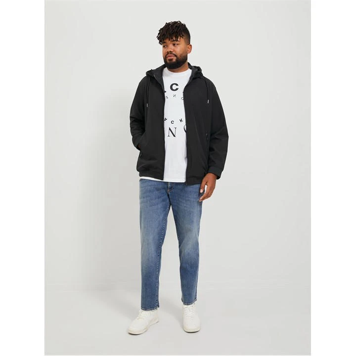 Softshell Hooded Jacket Mens Plus Size 4 Softshell Hooded Jacket Mens Plus Size - Image 2