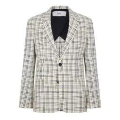 Check Single Breasted Blazer