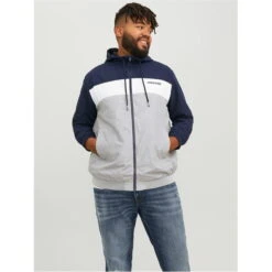Hooded Bomber Mens Plus Size -House Of Fraser Shop 61612618 l a2