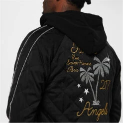 Palm Angels Logo-Embroidered Quilted Jacket -House Of Fraser Shop 62643103 l a4