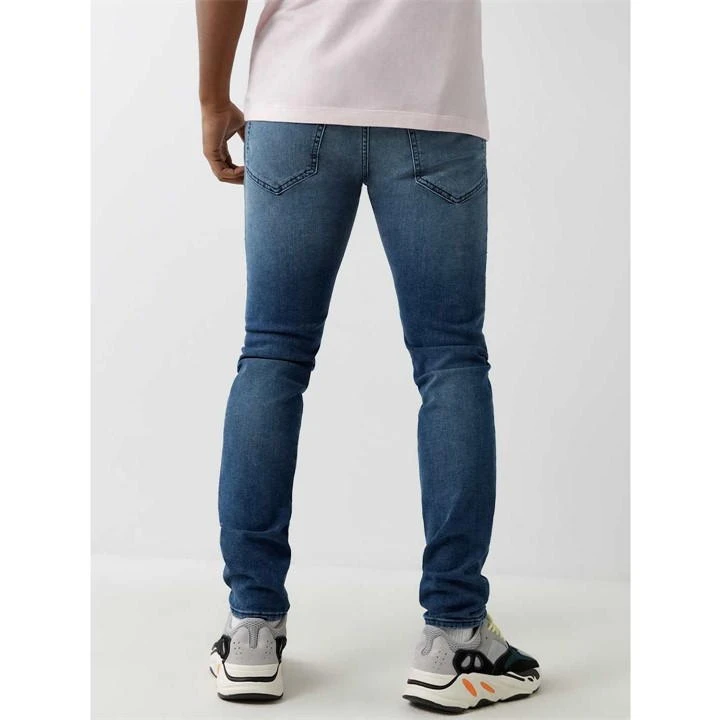 True Religion Tony Skinny Fit Ripped Jeans Mens 4 True Religion Tony Skinny Fit Ripped Jeans Mens - Image 2