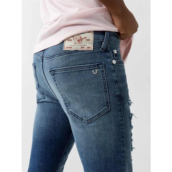 True Religion Tony Skinny Fit Ripped Jeans Mens 5 True Religion Tony Skinny Fit Ripped Jeans Mens - Image 3