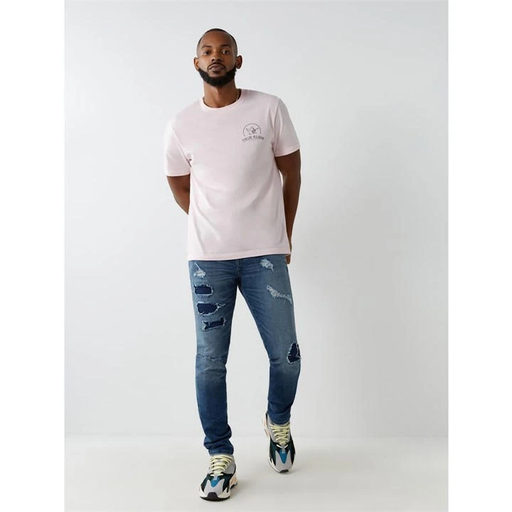 True Religion Tony Skinny Fit Ripped Jeans Mens 6 True Religion Tony Skinny Fit Ripped Jeans Mens - Image 4