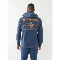 True Religion Logo Zip Hoodie Mens 7 True Religion Logo Zip Hoodie Mens -House Of Fraser Shop 64212218 l a1