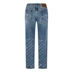 Off-White Distressed Diag Jeans 9 Off-White Distressed Diag Jeans -House Of Fraser Shop 64407703 l a11