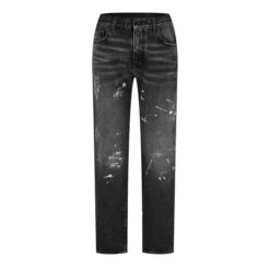 Off-White Distressed Diag Jeans