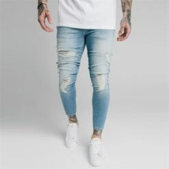 SikSilk Low Rise Skinny Ripped Jeans -House Of Fraser Shop 64871918 l a2