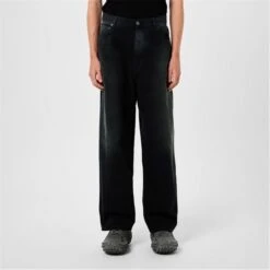 Balenciaga Denim Size Sticker Baggy Trousers 12 Balenciaga Denim Size Sticker Baggy Trousers -House Of Fraser Shop 65001803 l a2