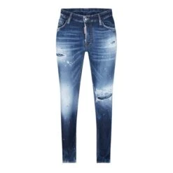 DSQUARED2 Distressed Super Twinky Jeans 14 DSQUARED2 Distressed Super Twinky Jeans -House Of Fraser Shop 65643018 l a10