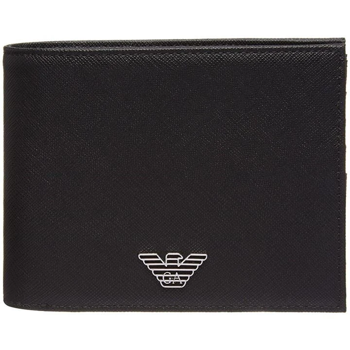 Emporio Armani Regenerated Saffiano Leather Billfold Wallet With Coin Pocket 3 Emporio Armani Regenerated Saffiano Leather Billfold Wallet With Coin Pocket
